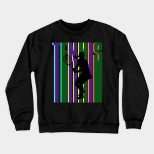 US Open Tennis Player Silhouette Crewneck Sweatshirt